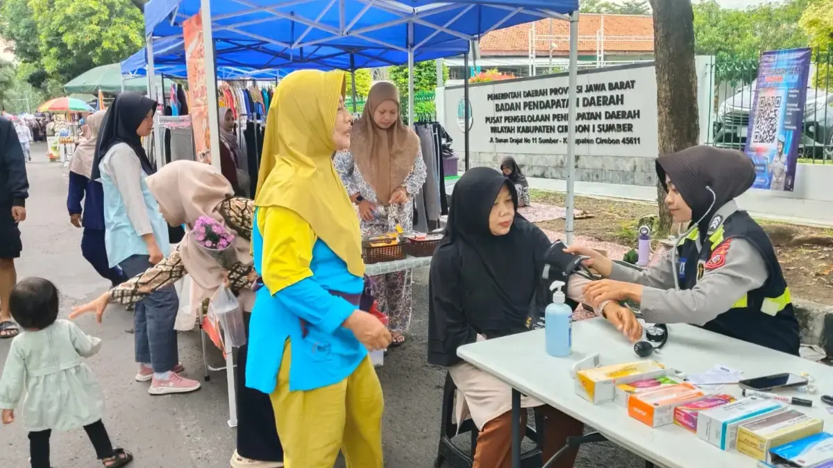 Polresta Cirebon Hadirkan Layanan Pengobatan Gratis di CFD Dokkes Polresta Cirebon