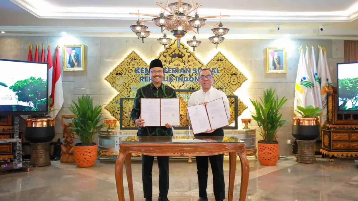 Mensos dan Mendiktisaintek Teken MoU Beasiswa Sekolah Rakyat