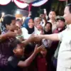 Prabowo tahun baru di pengungsian