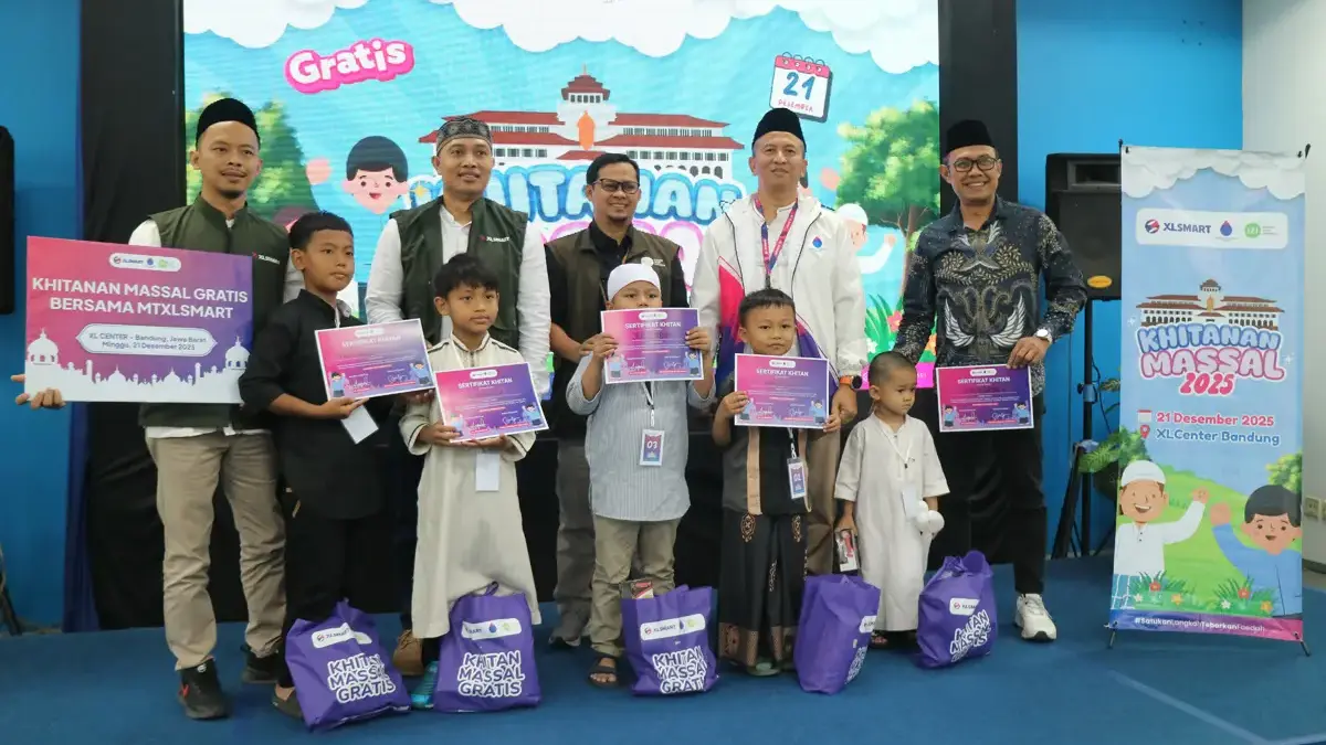 MTXLSMART Selenggarakan Khitanan Massal untuk Dukung Kesehatan Anak Mustahik di Bandung