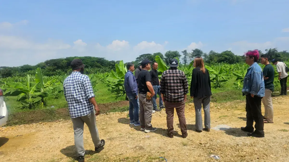 Lahan milik PT Desa Kanci Indah