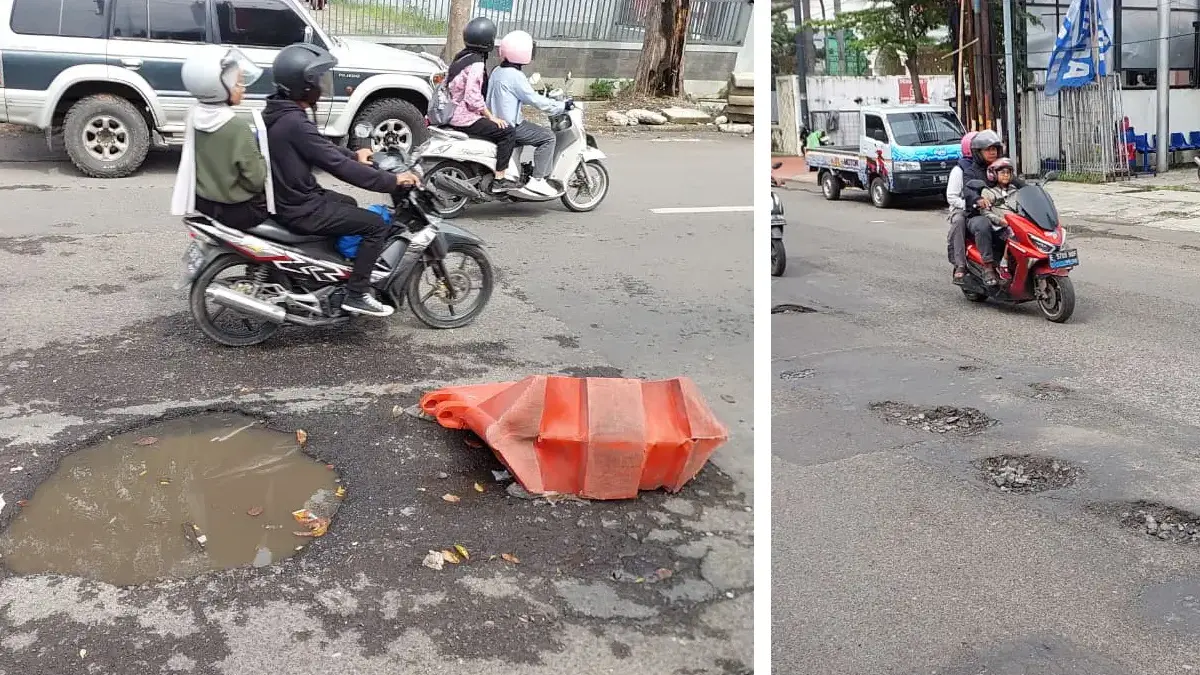 jalan rusak di kota cirebon