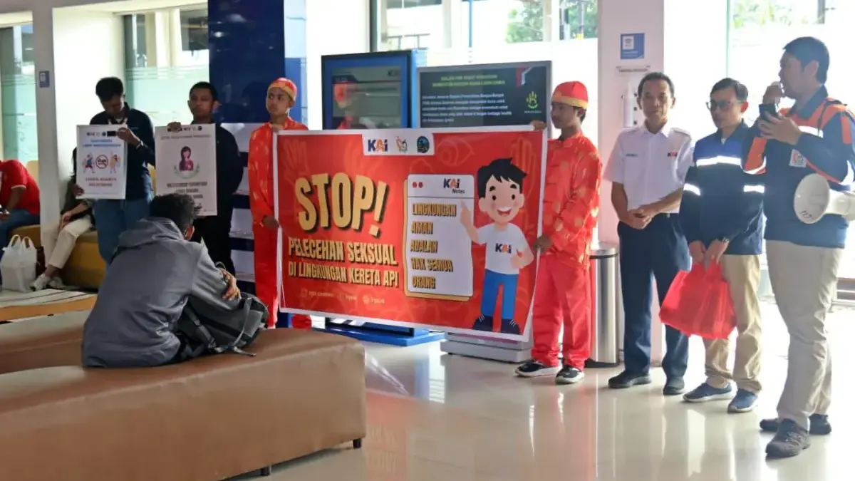 kampanye anti pelecehan seksual di stasiun