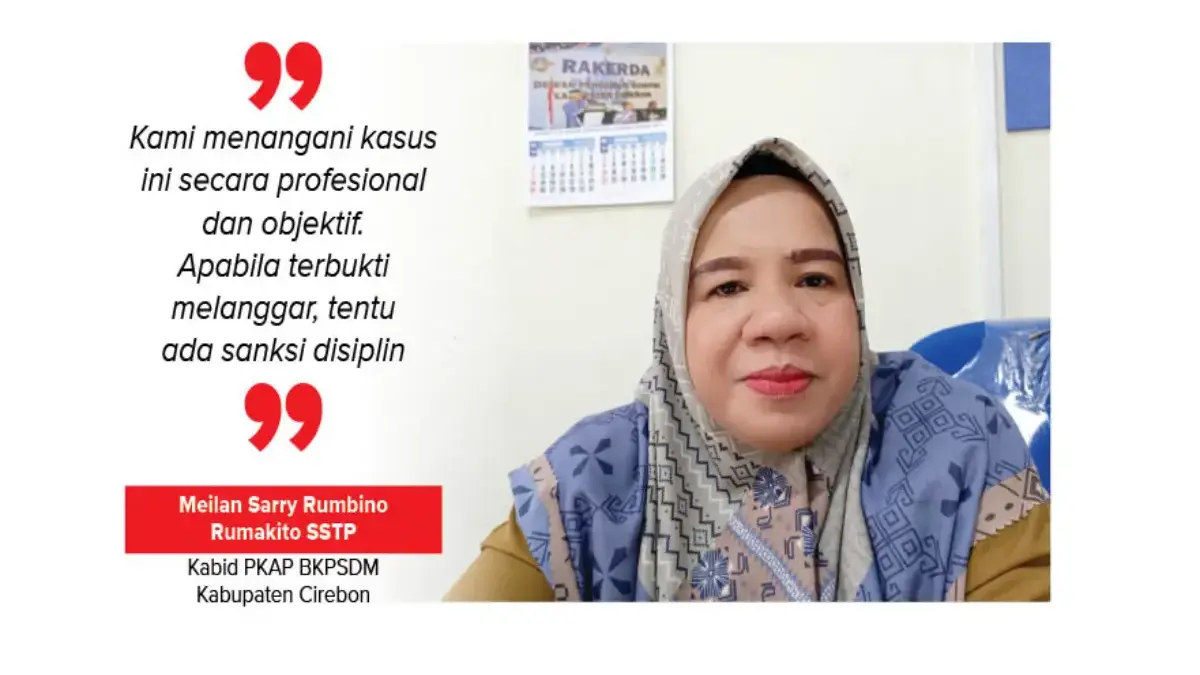 Kabid PKAP BKPSDM Kabupaten Cirebon Meilan Sarry Rumbino Rumakito SSTP
