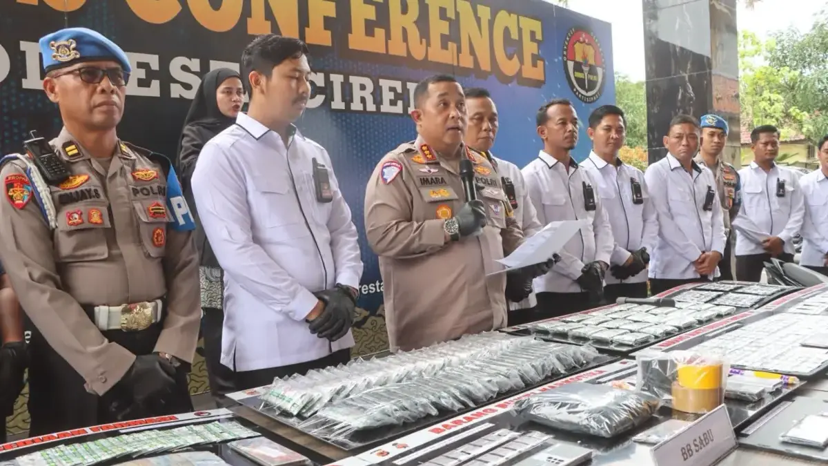 Polresta Cirebon Ungkap 12 Kasus Narkoba