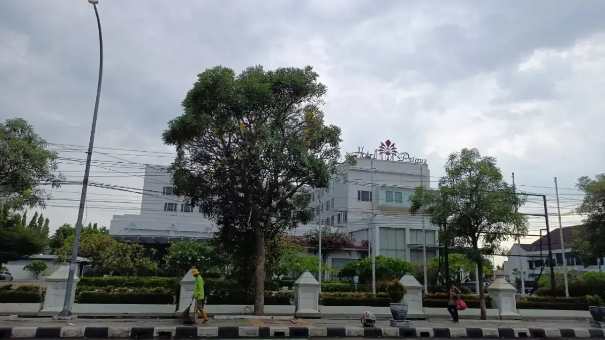 BAKAL RAMAI: Situasi di Jalan Siliwangi yang akan dijadikan pusat aktivitas UMKM selama Ramadan. --FOTO: SENO