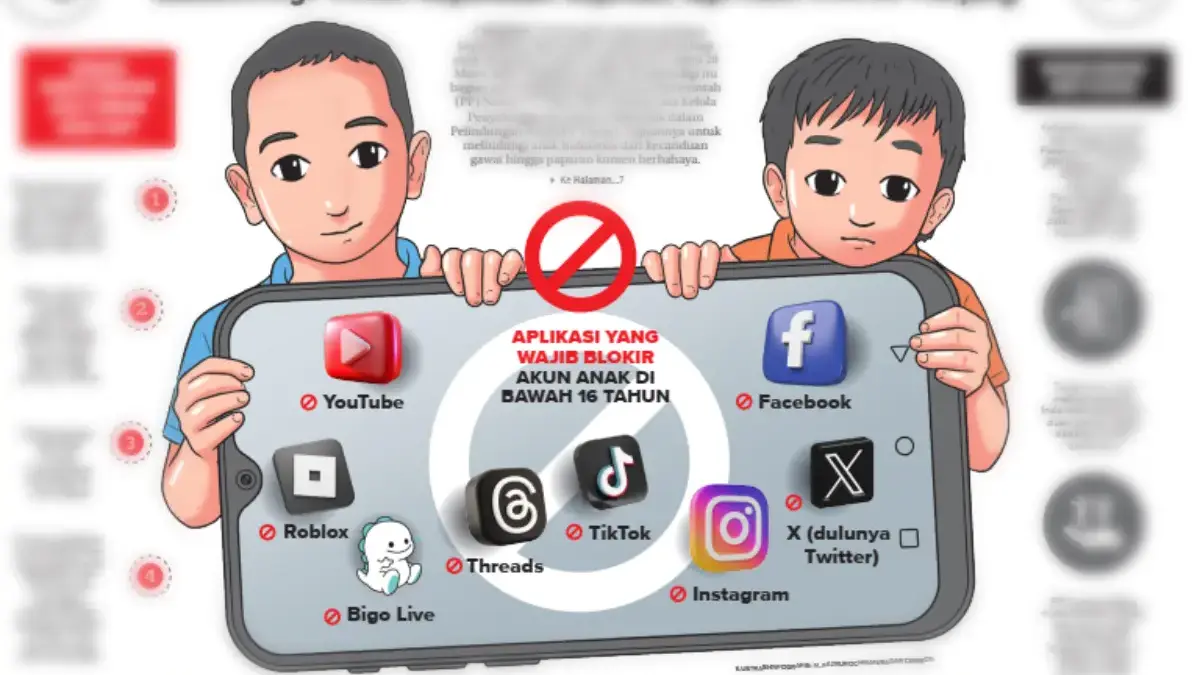 Akun Medsos Anak Dikunci