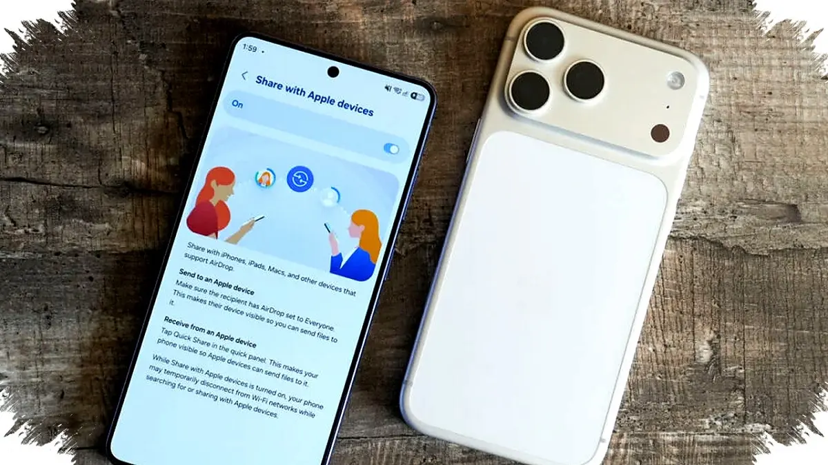 air drop di hp samsung