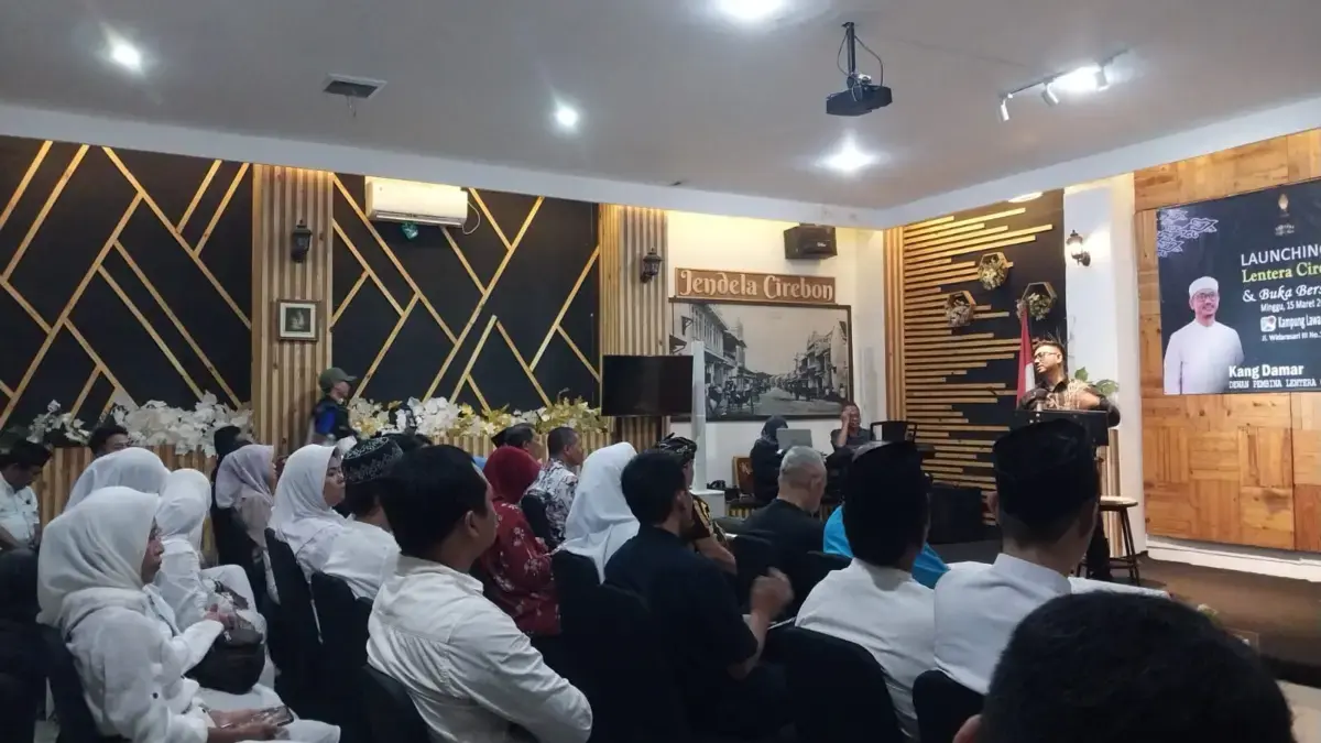 LAUNCHING: Organisasi sosial Lentera Cirebon Raya resmi diluncurkan di Kampung Lawas, Kecamatan Kedawung, Kabu