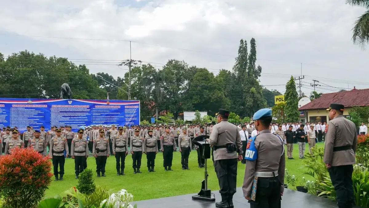 Konsolidasi di Bulan Syawal, Kapolresta Cirebon: Operasi ini Operasi Kemanusiaan Kombes Pol Imara Utama