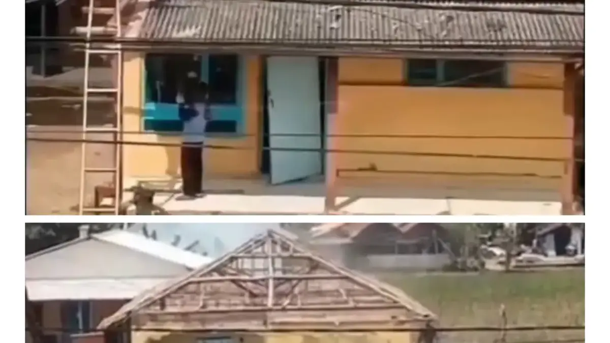 TK Dibongkar Demi Koperasi Desa Merah Putih di Desa Guwa Kidul Cirebon tk dibongkar untuk koperasi merah putih di guwa kidul cirebon