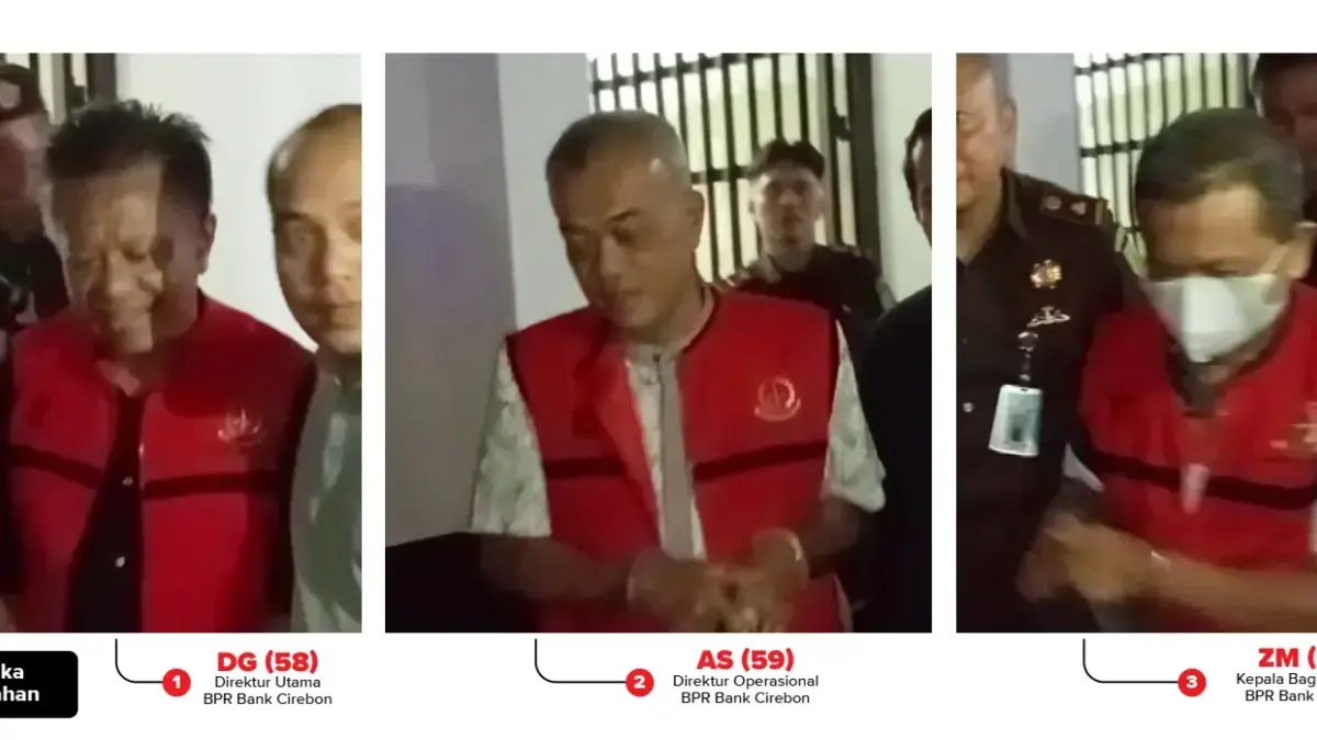 Pernyataan Petinggi Bank Cirebon Usai Ditahan Kejari di Kasus Kredit Macet, DG: Sehat, baik Tiga Elite Bank Cirebon Ditahan
