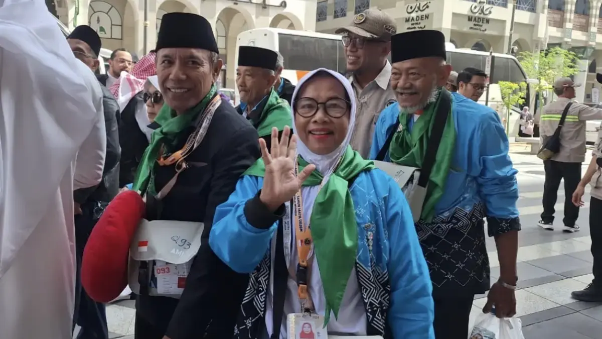 Jamaah Indonesia tiba di madinah