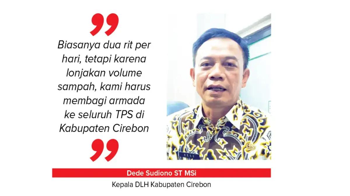 Dede Sudiono ST MSi Kepala DLH Kabupaten Cirebon