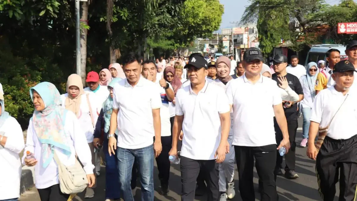 jalan sehat dalam rangka HUT ke-544 Kabupaten Cirebon