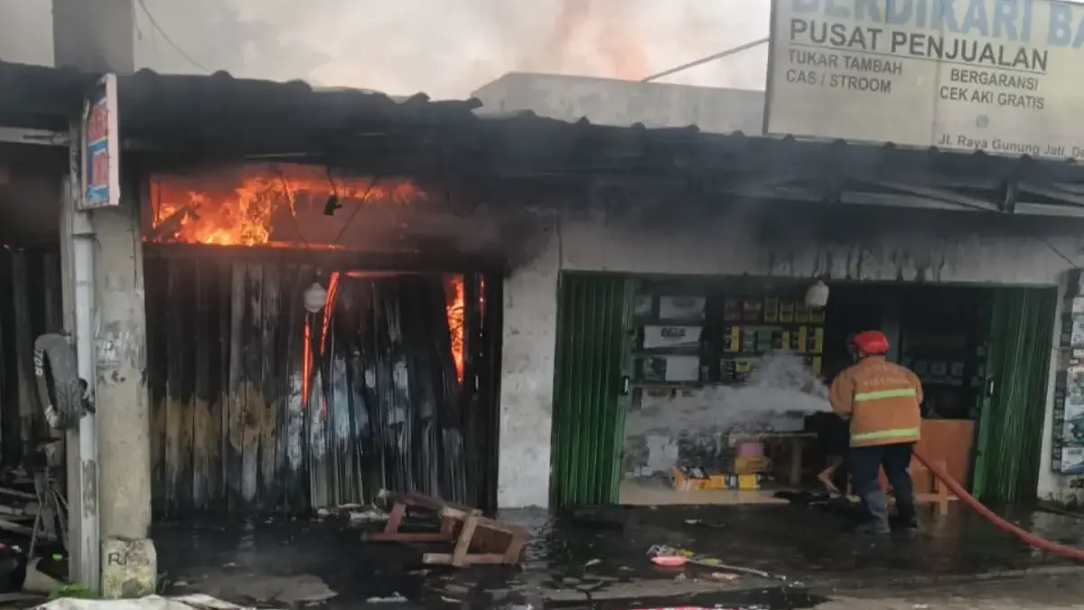 kebakaran di Gunungjati