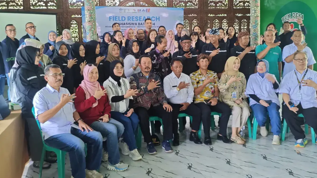 mahasiswa Program Magister Pariwisata Batch 34 dari Institut Pariwisata Trisakti (IPT) Jakarta