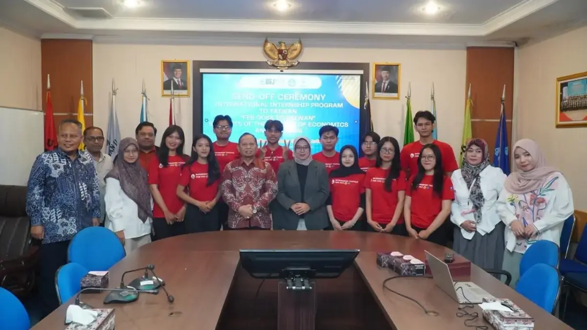 FEB UGJ Kirim 10 Mahasiswa Magang Internasional ke Taiwan Mahasiswa UGJ