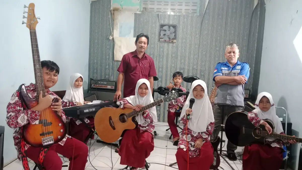 De Mujabie, Grup Band Cilik SD Plus Muhammadiyah Jatibarang Siap Meramaikan Dunia Musik Indramayu SD Plus Muhammadiyah Jatibarang