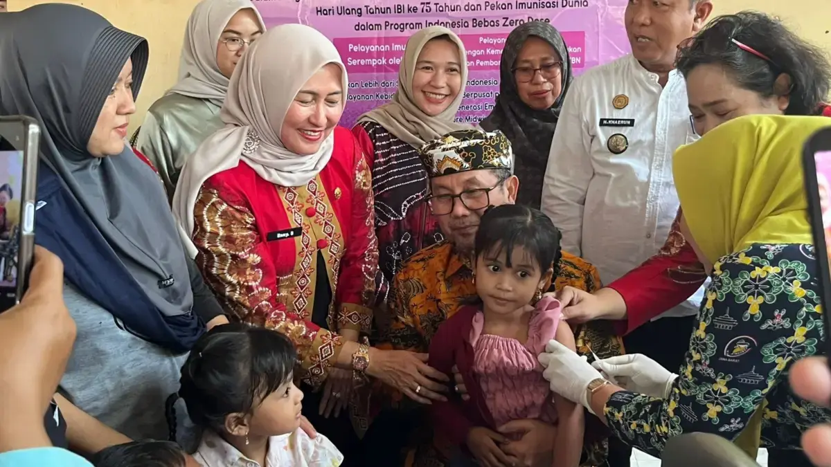 Pemkab Cirebon Gencarkan Vaksinasi Campak 