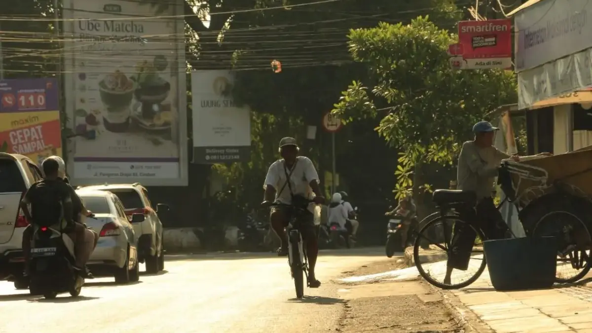 Cuaca panas Kota Cirebon