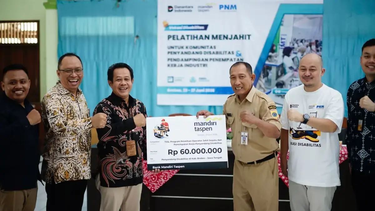 Bank Mandiri Taspen dan PNM Gelar Pelatihan Vokasi