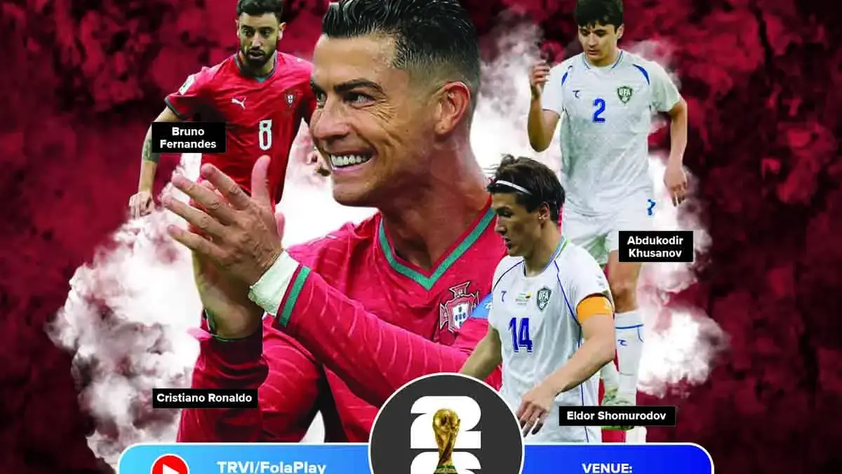 Portugal vs Uzbekistan Piala Dunia 2026