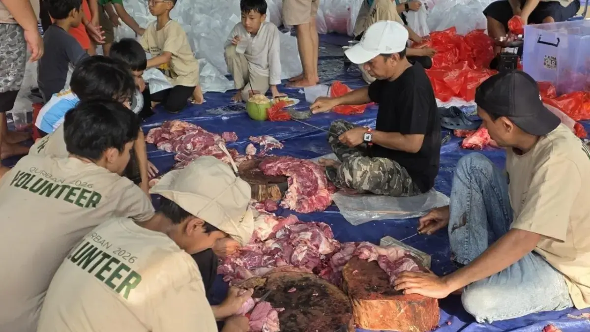Aktivitas Masjid Miftahul Jannah Pelopori Kurban Digital
