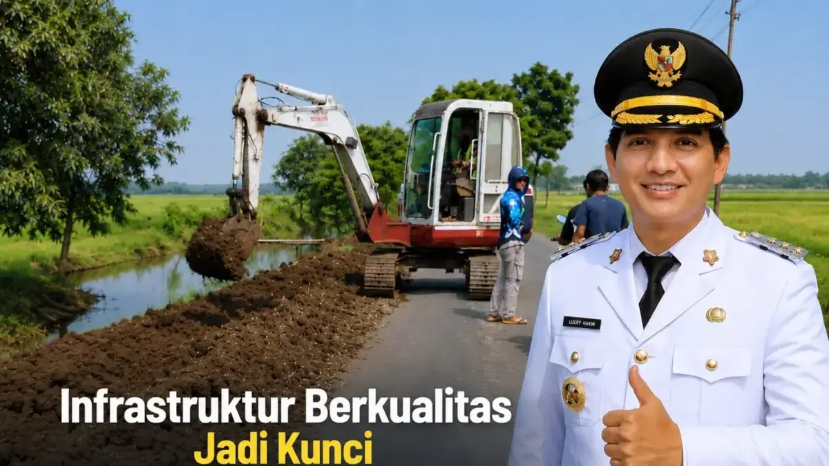 Infrastruktur Berkualitas Dorong Pertumbuhan Ekonomi, Pemkab Indramayu Bangun Jalan Sindang–Pecuk Lucky Hakim