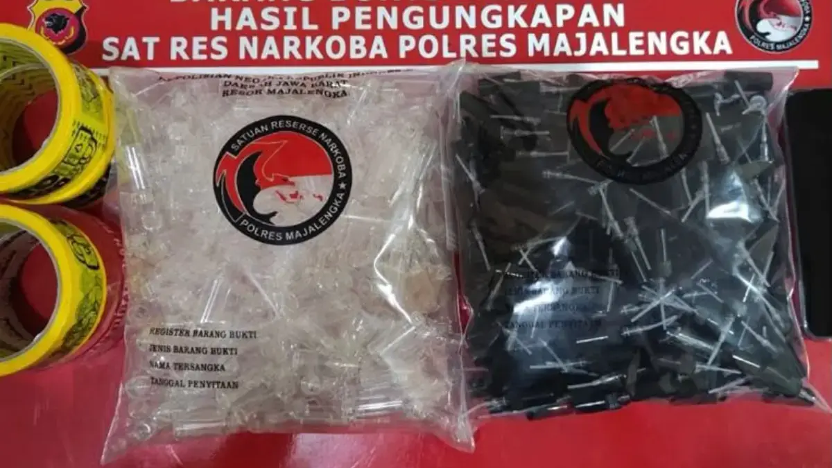 barang bukti narkotika polres Majalengka.jpg