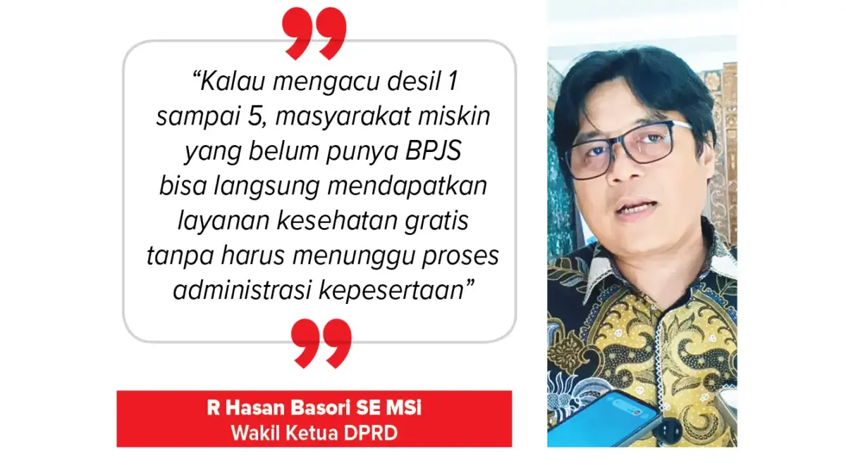 Desak Revisi Regulasi Jamkesda, Layanan Dinilai Belum Tepat Sasaran, DPRD Usul Skema Berbasis Desil R Hasan Basori SE MSi Wakil Ketua DPRD Kabupaten Cirebon