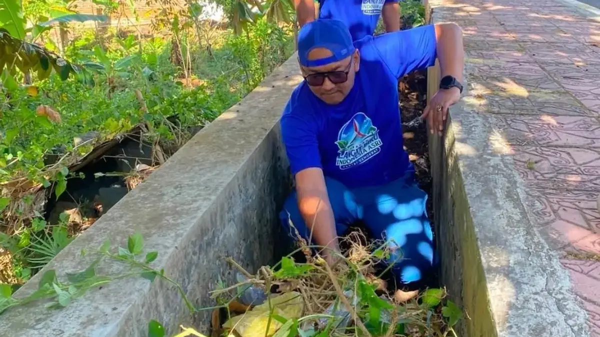 Sambut HUT ke-25, Demokrat Kuningan Gelar Aksi Bersih dan Cek Kesehatan Gratis Ist