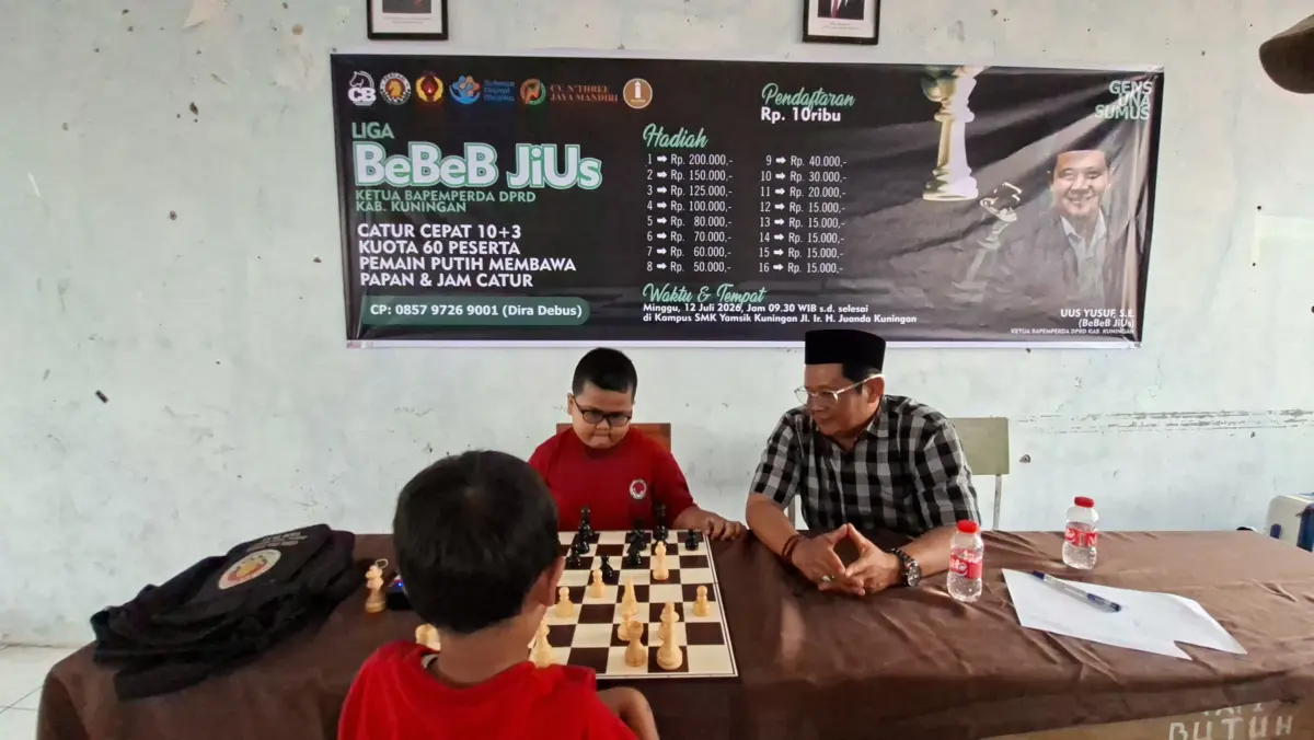 Liga Catur Bebeb Jius Jaring Bibit Atlet Muda, Diikuti 65 Pecatur Dari Berbagai Kategori Liga Catur Bebeb Jius Jaring Bibit Atlet Muda, Diikuti 65 Pecatur Dari Berbagai Kategori