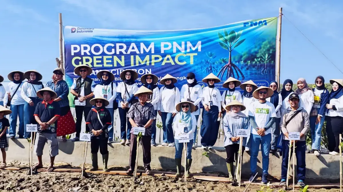 Hari Mangrove Sedunia, PNM Cirebon Tanam 1.000 Mangrove, Beri Penghargaan Kepada Pelopor Konservasi Hari mangrove sedunia
