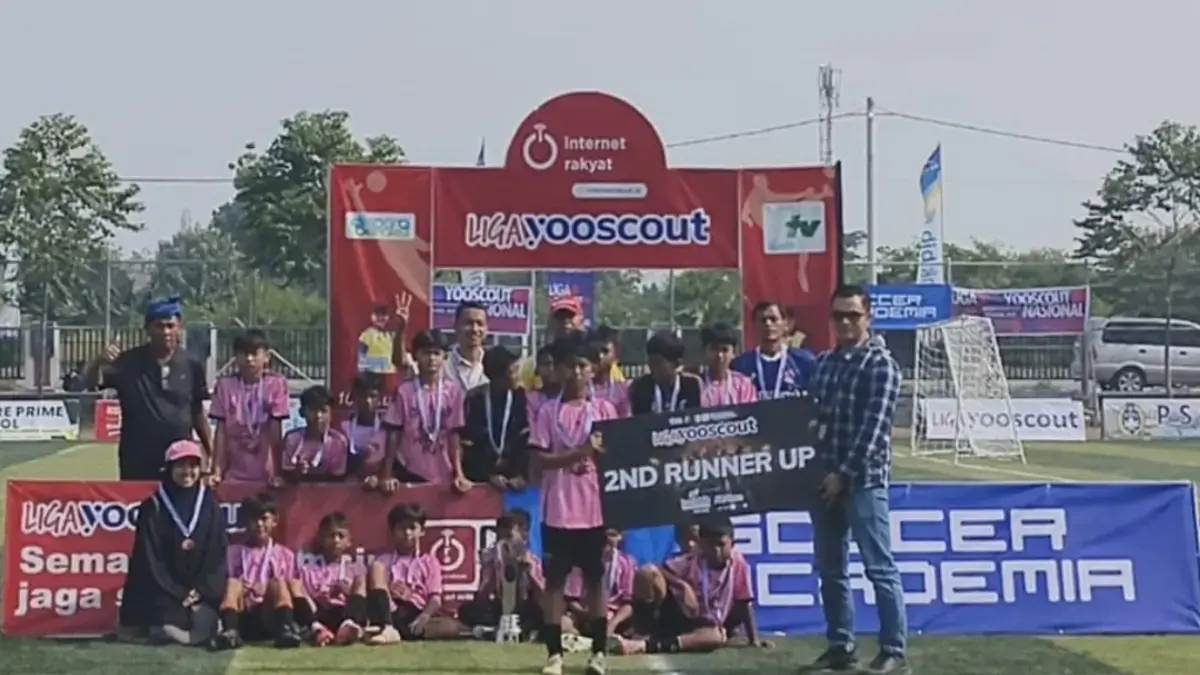 BANGGA: SSB Garuda Jaya U-12 menjadi juara ketiga pada ajang Yooscout Tingkat Nasional 2026 yang digelar di La