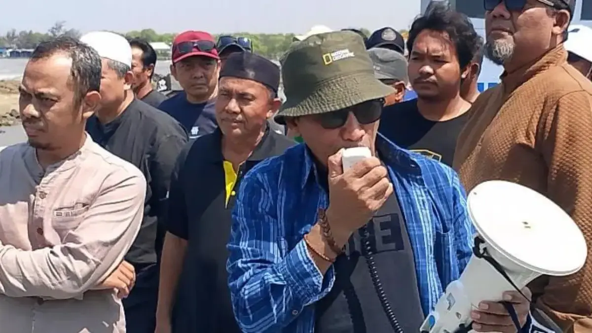 Para nelayan yang tergabung dalam GNP