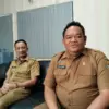 Kepala Disbudpar Fajar Sutrisno SSi didampingi Kabid Promosi dan Ekonomi Kreatif Pariwisata Achmad Bayu Suradi