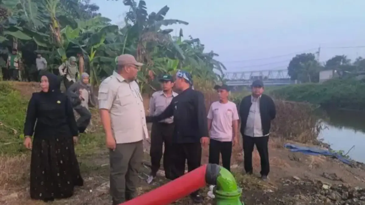Kementan RI Salurkan Bantuan 300 Pompa Air untuk Dukung Pertanian di Indramayu pompa air indramayu