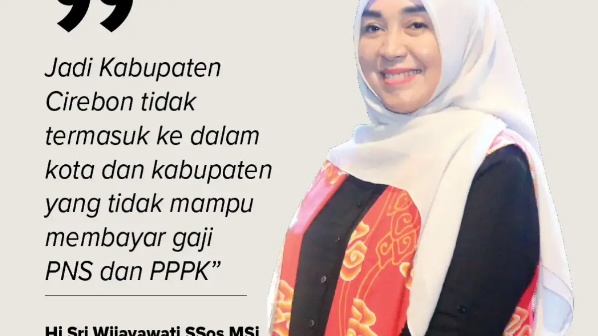 Kepala BKAD Kabupaten Cirebon Hj Sri Wijayawati SSos MSi 