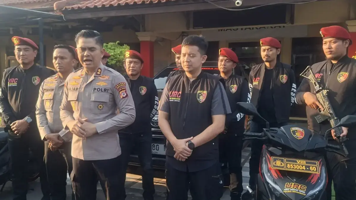 Tim URC Reskrim Polres Indramayu Siap Berantas Kejahatan Jalanan Kapolres Indramayu AKBP M Fajar Gemilang