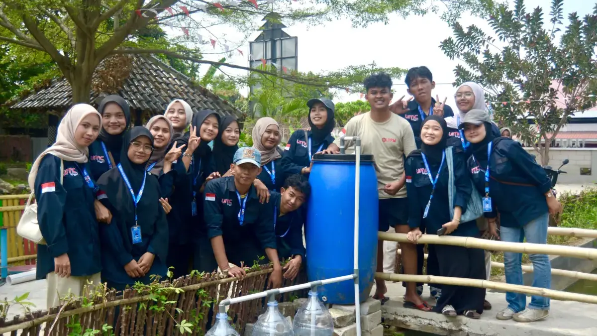 Kolaborasi Lintas Kampus, Mahasiswa KKM UMC Olah Limbah Organik untuk Ketahanan Pangan Mahasiswa KKM UMC olah limbah organik