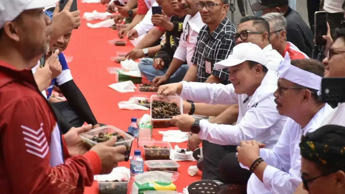 Festival Ngecrok Tutut Sajagat di Waduk Darma Angkat Potensi Pangan Lokal Ist