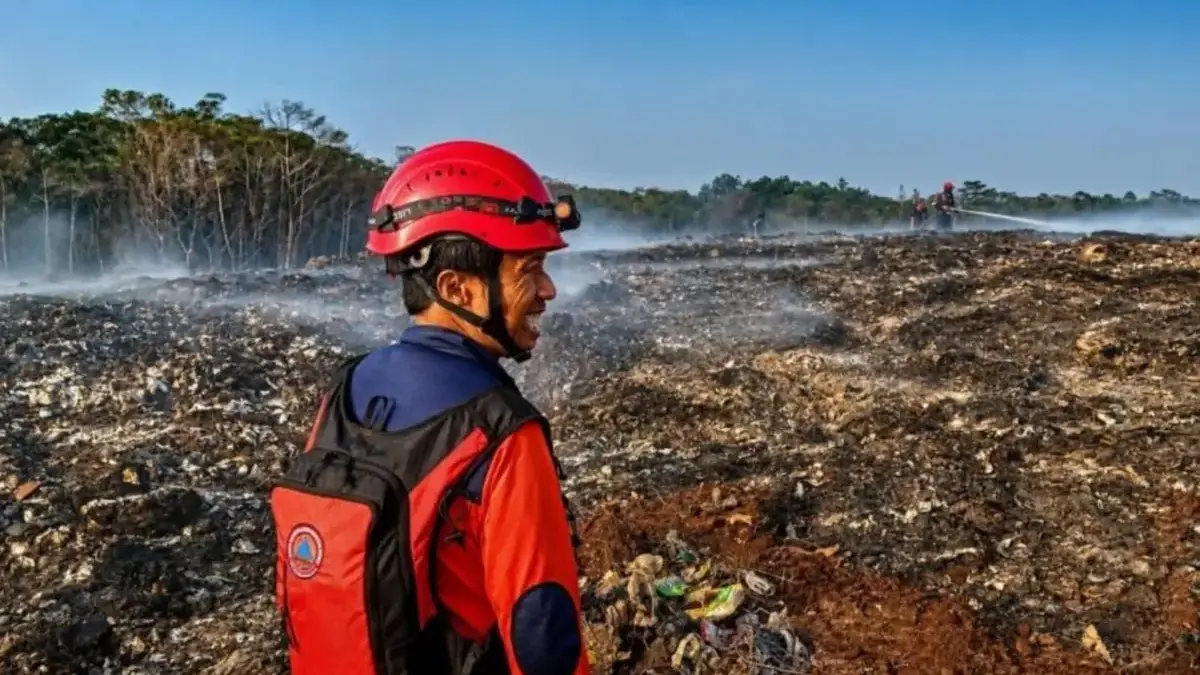 TPSA Ciniru Kuningan Masih Terbakar Ist