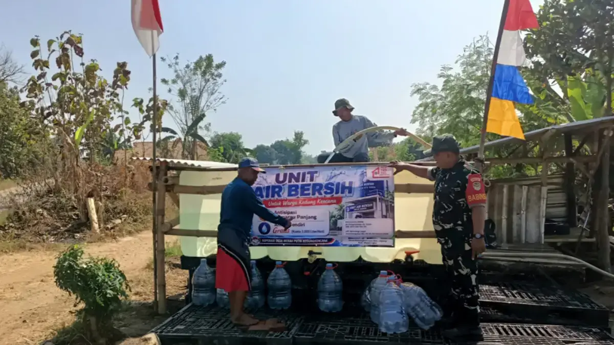 Sumber Air Mengering, Warga Kedung Kencana Gotong Royong Bangun Sarana Penyedia Air Bersih Warga Kedung Kencana gotong royong