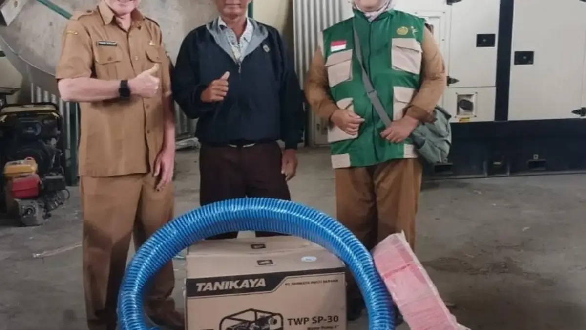 bantuan pompa air