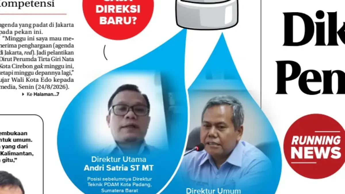 Soal Dirut “Impor” Dibantah Edo, Sebut Penentuan Calon Direksi PDAM Sesuai Hasil Seleksi dan Kompetensi dirut PDAM