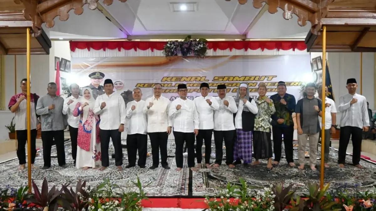 Perkuat Sinergi, Kawal Pembangunan, Bupati Imron Hadiri Kenal Sambut Kajari kenal sambut Kajari Kabupaten Cirebon