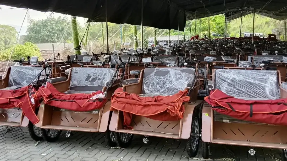 Bantuan 200 Unit Becak Listrik untuk Kuningan Didorong Perkuat Ekonomi Desa Agus panther/radar kuningan