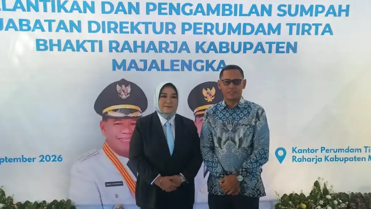 Direktur baru Perumdam Tirta Bhakti Raharja Kabupaten Majalengka (PDAM), Sri Rahayu Damayanti