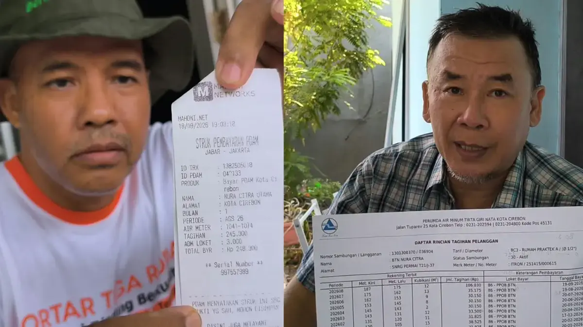 Warga Resah Tagihan PDAM Selangit, Terjadi di Kota Cirebon, Konsumsi Rendah tapi Naik hingga Empat Kali Lipat Tagihan PDAM